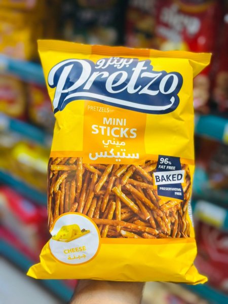 بيجلا بريتزو ميني ستيكس بطعم الجبنة